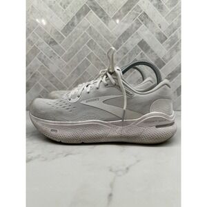 Brooks Ghost Max Running Shoes Sneakers Womens Size 9B 9 B White Mesh Lace Up